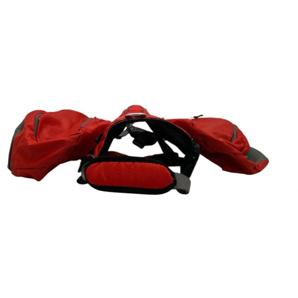Arcadia Trail Ultimate Backpack Dog Harness Red and Gray Size Medium